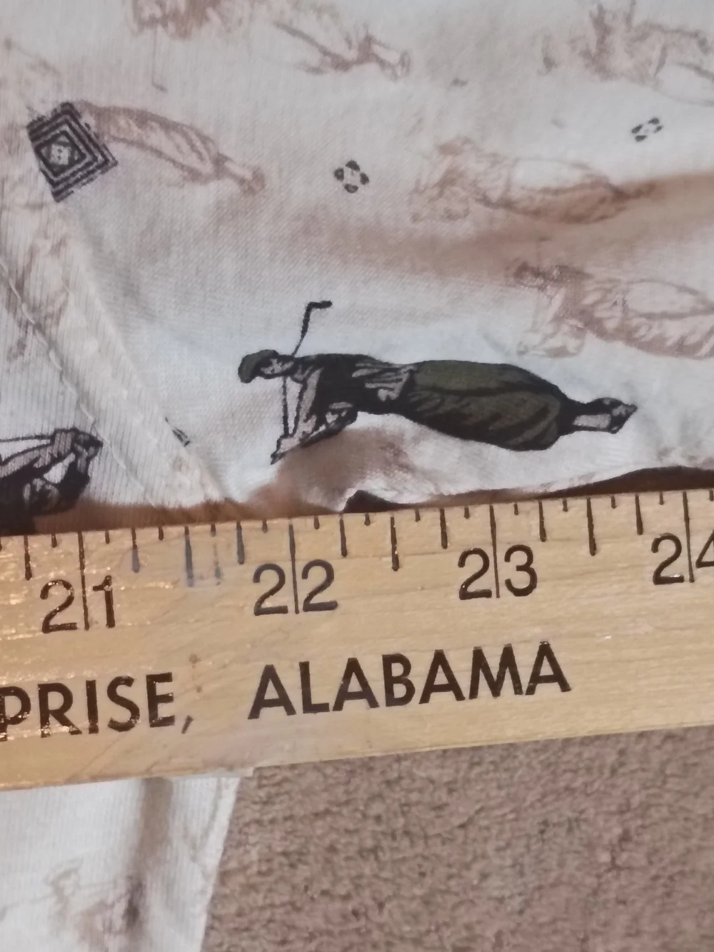 Preswick And Moore all-over print vintage Consensus Golf polo shirt Size L